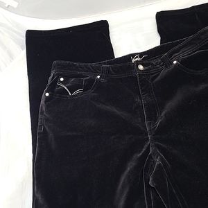 Venezia Velour jeans Blk. 5 pocket-18